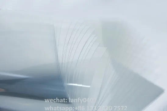 Átlátszó PVC-lemeztekercs buborékcsomagoláshoz